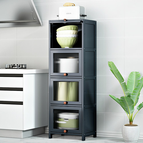 厨房碗柜超窄夹缝柜极窄收u纳柜冰箱靠墙缝隙置物储物柜子落地边