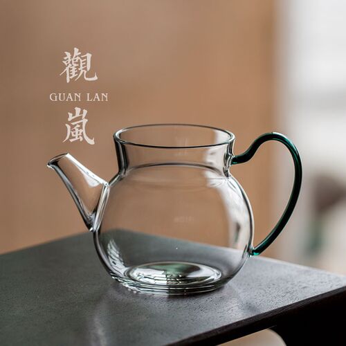 中式加厚耐热玻璃公道杯均杯家用高硼硅茶海泡茶杯过滤公杯分茶器