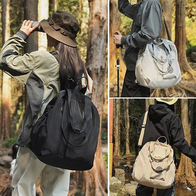 新款大容量双肩包户外干湿分离手提包学生休闲单肩包女韩通勤包女