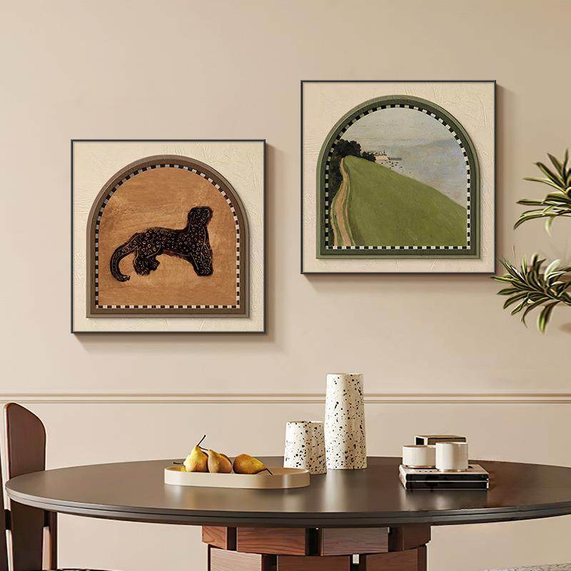 中古艺术挂画法式高级感卧室装饰画复古小众餐厅斗柜客厅玄关壁画,电子/电工,接线端子,淘宝优惠券,粉丝福利购,淘宝优惠卷