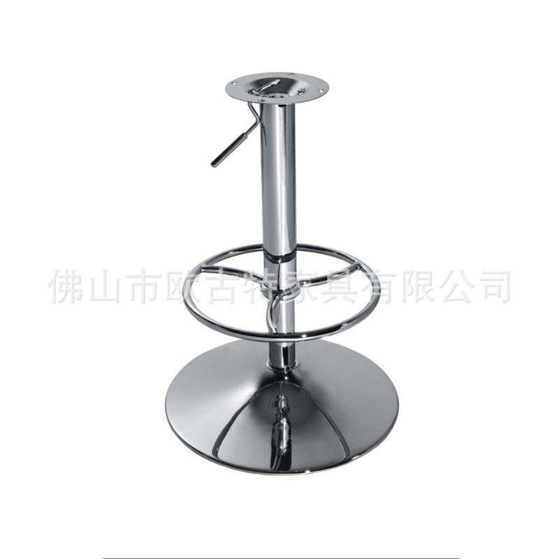 五金椅子拉丝底座不锈钢水吧升降椅底盘电镀吧椅办公椅脚