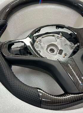 适用宝马G底盘G2028G30G3834567系X12356改装碳纤维方向盘D型竞速