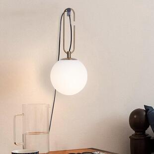 北欧创意玻璃壁灯个性现代简约卧室床头灯玄关过道走廊艺术墙灯