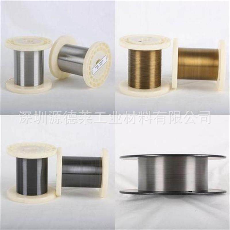 镍钛合金记忆丝高硬度TC4钛合金线挂具用钛线进口超细钛丝0.05mm