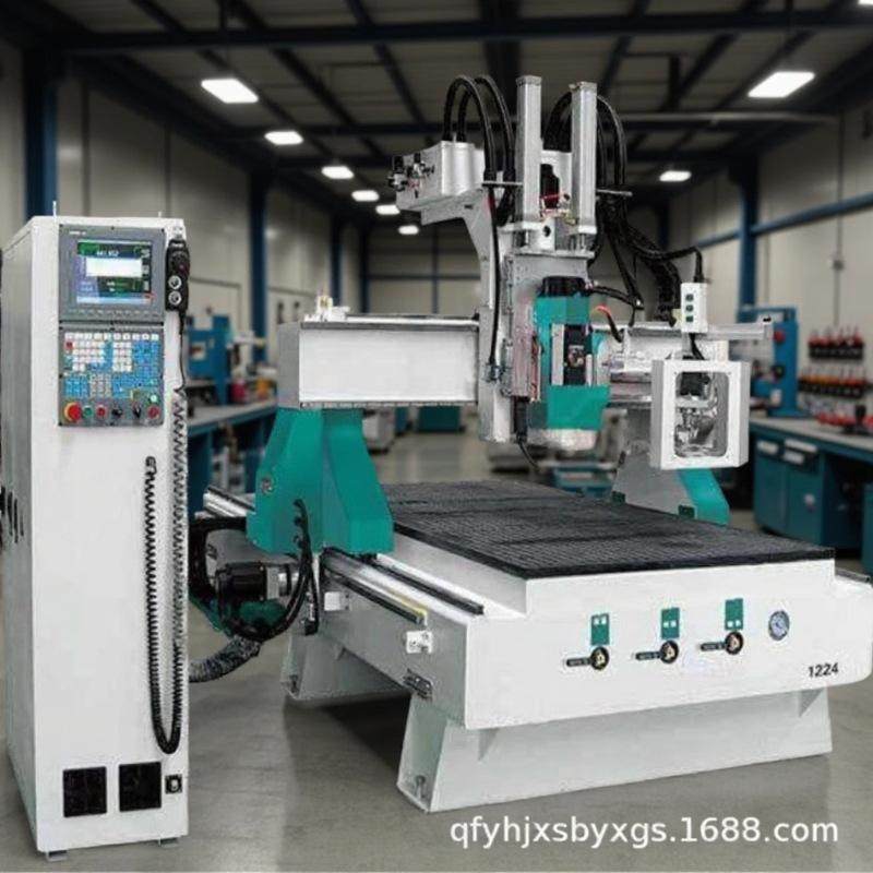 1325数显定位一拖四PVC板亚克力雕刻机自动换刀多头橱柜开料机,搬运/仓储/物流设备,加料机,淘宝优惠券,粉丝福利购,淘宝优惠卷