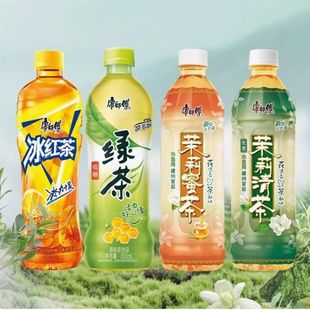 康师傅饮料冰红茶500ml 3瓶绿茶茉莉蜜茶清茶柠檬味茶饮料新货yb