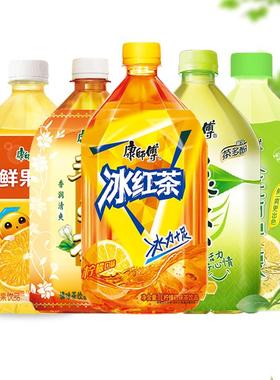 康师傅冰红茶绿茶茉莉清茶蜜茶1L*2瓶4瓶柠檬味红茶饮料饮品yb