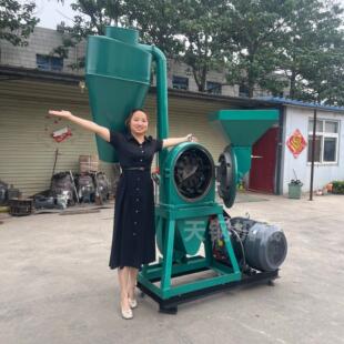 大型玉米粉碎机 加厚铸铁磨头齿爪式粉碎机 五谷杂粮大米磨粉机