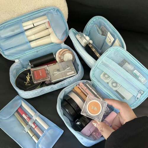 新款可爱化妆包大容量手提包女小包洗漱女士小型外出便捷收纳包包