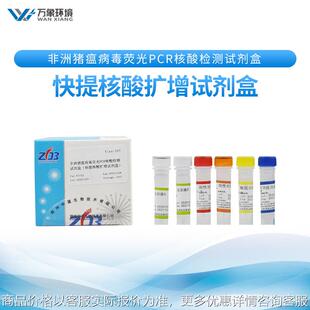 非洲猪瘟检测试剂盒非洲猪瘟病毒荧光试剂盒屠宰场配套