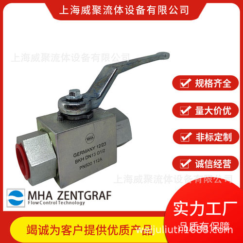 德国MHA美尔基安直通手动球阀BKH-DN13-G5/8-11G8