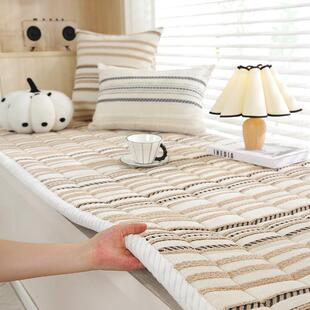 雪尼尔加厚防滑飘窗垫阳台沙发垫子2025新款定制订做榻米四季通用