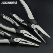 京选多功能尖嘴钳子6寸8寸钓鱼钳电工尖口尖咀钳压线钳斜口钢丝钳