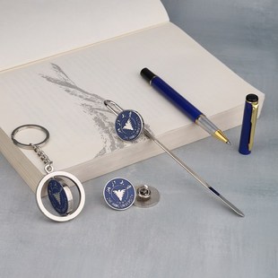 南开大学周边纪念品金属校徽书签钥匙扣笔套装学生用文创礼品定制