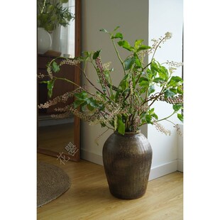 花曌 商陆鲜花水养真花鲜切花东方中式落地书桌餐桌面瓶插花