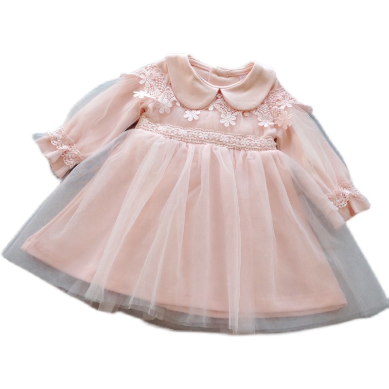 婴儿小裙子夏装0一1岁2女宝宝连衣裙纯棉百天周岁公主裙洋气春秋