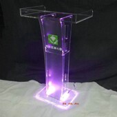 简约时尚 讲台演讲桌亚克力透明主持台发言台迎宾台接待台抢答台