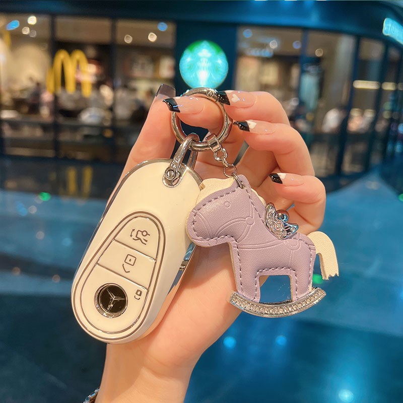 奔驰新款C级钥匙套C200L壳C260L新S级G级S400L包S450L车glc高级女