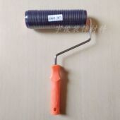 8寸橡胶压花滚筒质感艺术涂料滚筒硅藻泥施工工具肌理漆压花滚