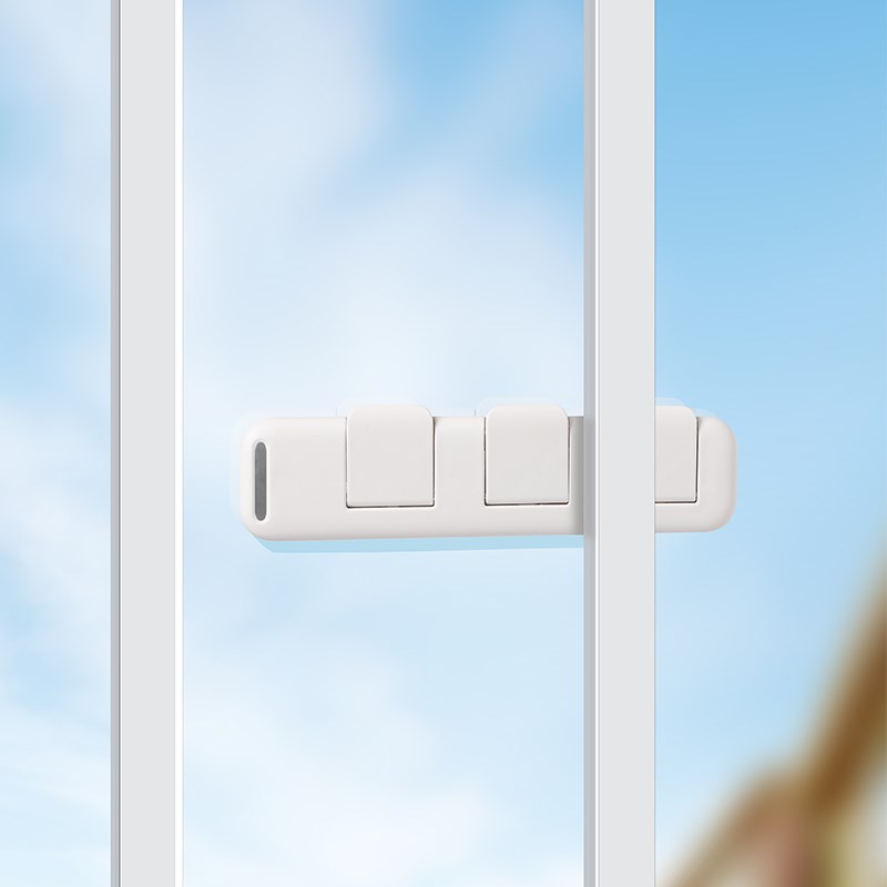 移门移窗专用锁免打孔防开门锁衣柜滑门窗户平移限位器儿童安全锁