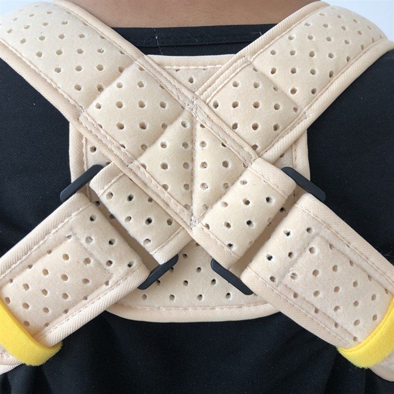 舒适锁骨骨折固定带8字绷带习惯性驼背含胸矫正带透气款男女通用