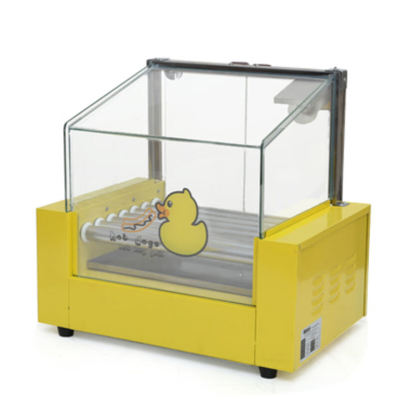 QKEJ小型烤热狗机七管烤肠机商用烤香肠机火腿肠烤肠机XHK-007