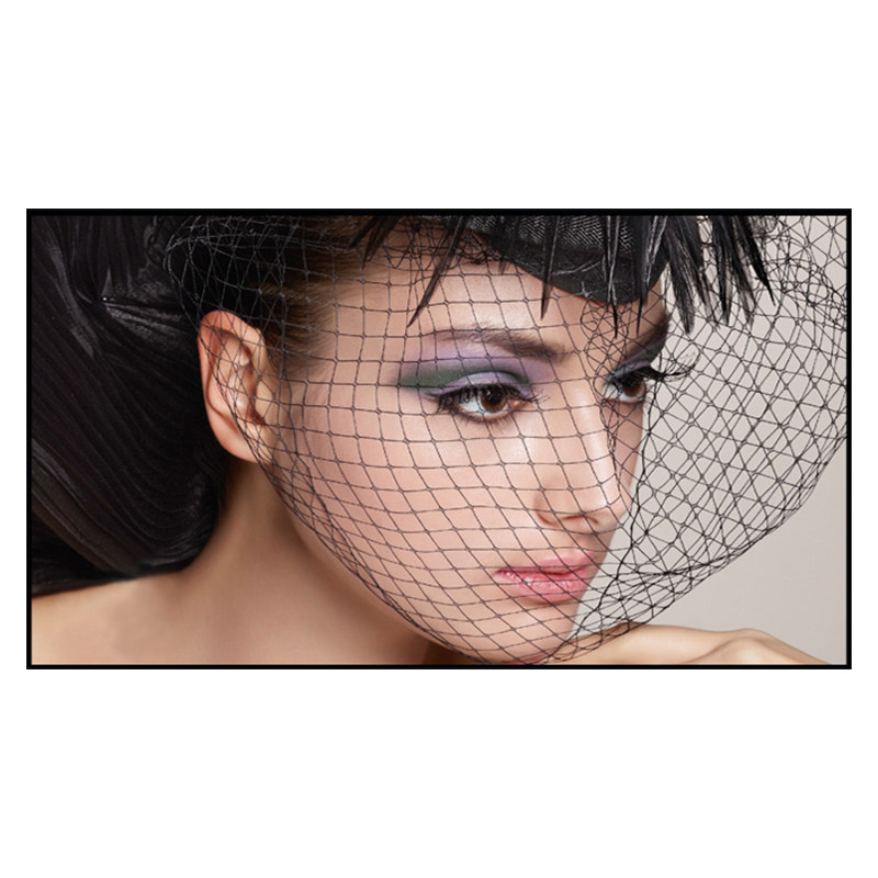 经科JK画框投影幕布窄边框HB-W2高亮高分子高增益复合幕透声幕100