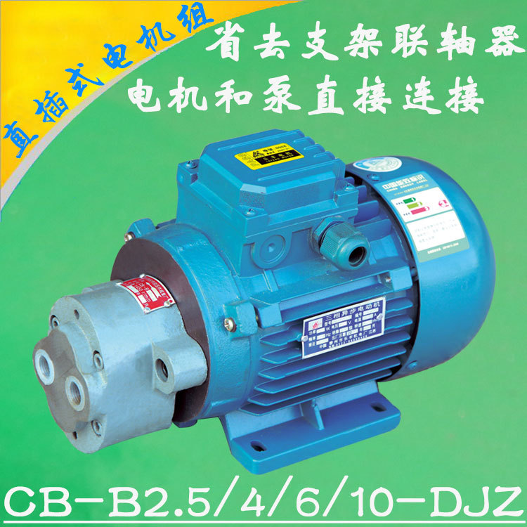 CB-B2.5CB-B4CB-B6-DCB-B10-DJZ(内轴)直插式齿轮泵电机组