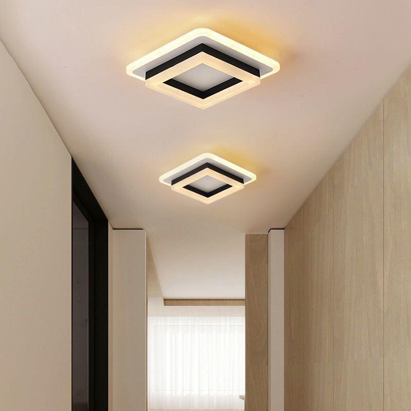 轻奢现代简约风led 过道灯走廊玄关灯入户灯筒灯阳台灯吸顶灯射灯