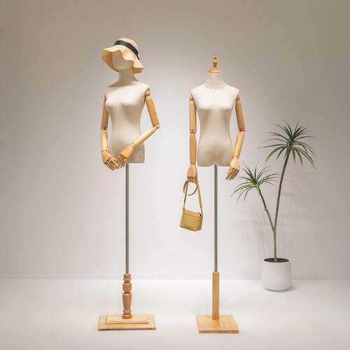 服装店模特道具女半身女装橱窗人台衣服人体假人婚纱展示架全身