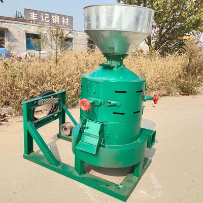 立式砂辊多用途稻谷脱皮机 两相电谷物脱壳碾米机