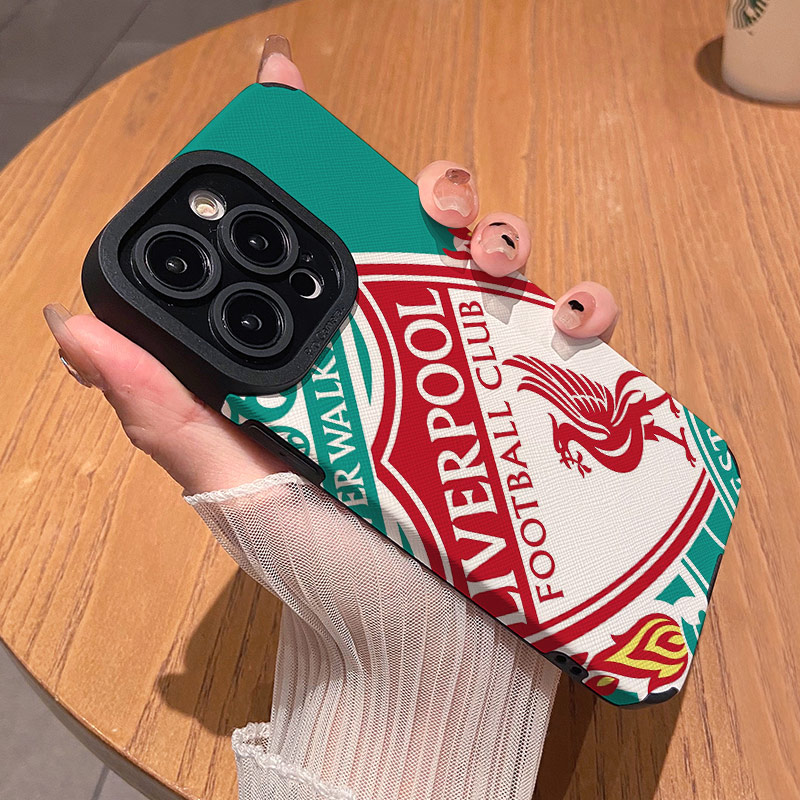 足球利物浦队徽适用苹果华为vivo荣耀oppo小米iPhone17promax手机保护外壳16 15硅胶14 13新款12 11情侣P80男
