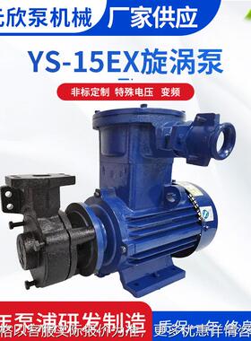 YS-15C-EX 防爆系列 热水热油齿轮式旋涡泵振动小体积小 多种规格