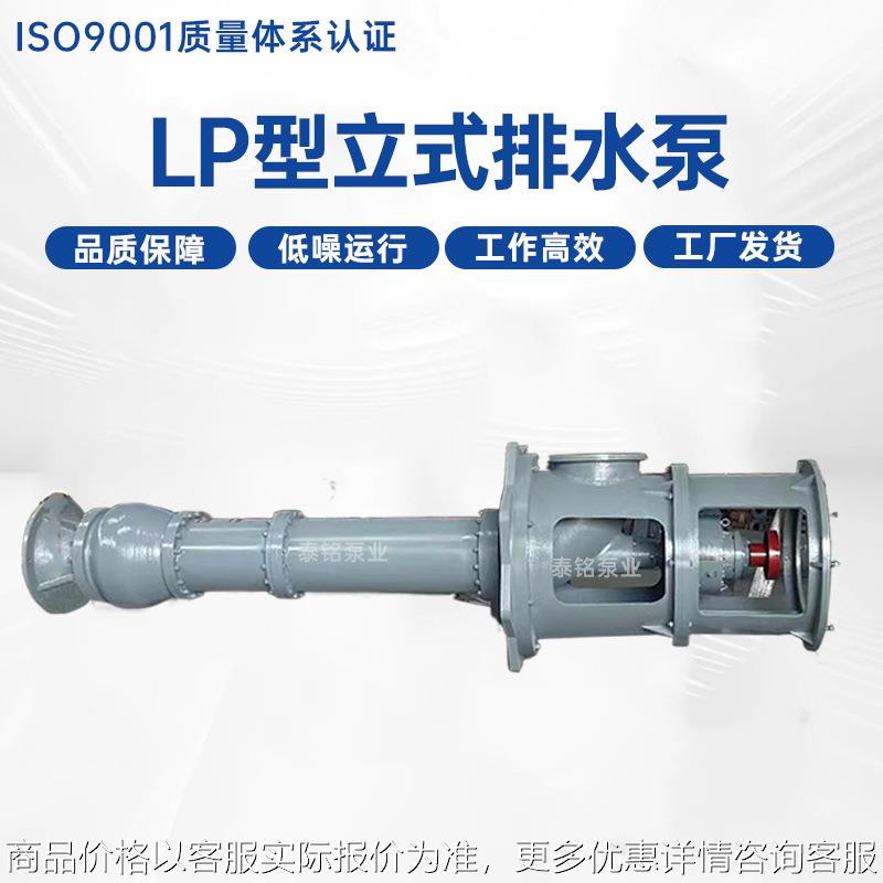 LP型立式排水泵 长轴液下渣浆泵耐磨无堵塞污水河道清淤排污泵