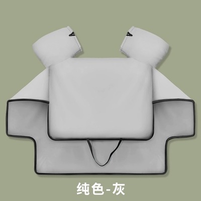 艾佳2023新款挡风电动车挡风板加绒加大防水防雨挡风被电动机车防