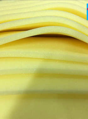 HM/杭美海绵低密度黄色软海绵吸水专用吸油软包填充加厚软海绵垫