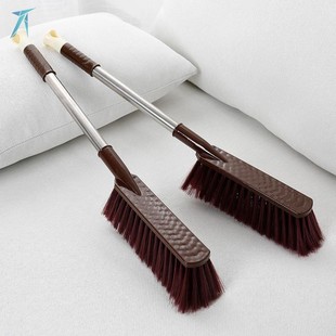 地毯刷子硬毛不锈钢强力除尘刷扫床刷手柄大软毛刷长柄刷清洁刷