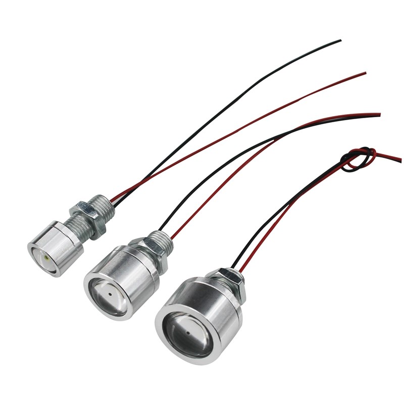 led小射灯3.7v电池灯usb照明灯5V12V24V伏1瓦3w螺丝灯彩色聚光灯