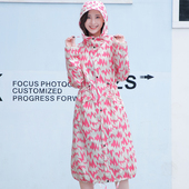 防水风衣全身雨披女轻薄透气 拉链成人徒步时尚 防暴雨雨衣男士 长款