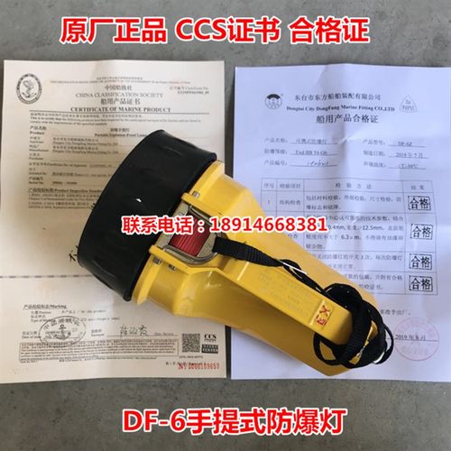 船用DF-6手提式防爆手电灯 可携式防爆电筒 便携式防爆手电筒