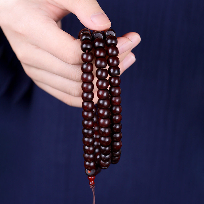 新品小叶紫檀桶珠手串素串檀木项圈佛珠文玩手链念珠男女款,饰品/流行首饰/时尚饰品新,紫檀,淘宝优惠券,粉丝福利购,淘宝优惠卷