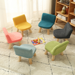 儿童小凳子家用宝宝小椅子创意靠背实木矮凳可爱换鞋凳时尚小板凳