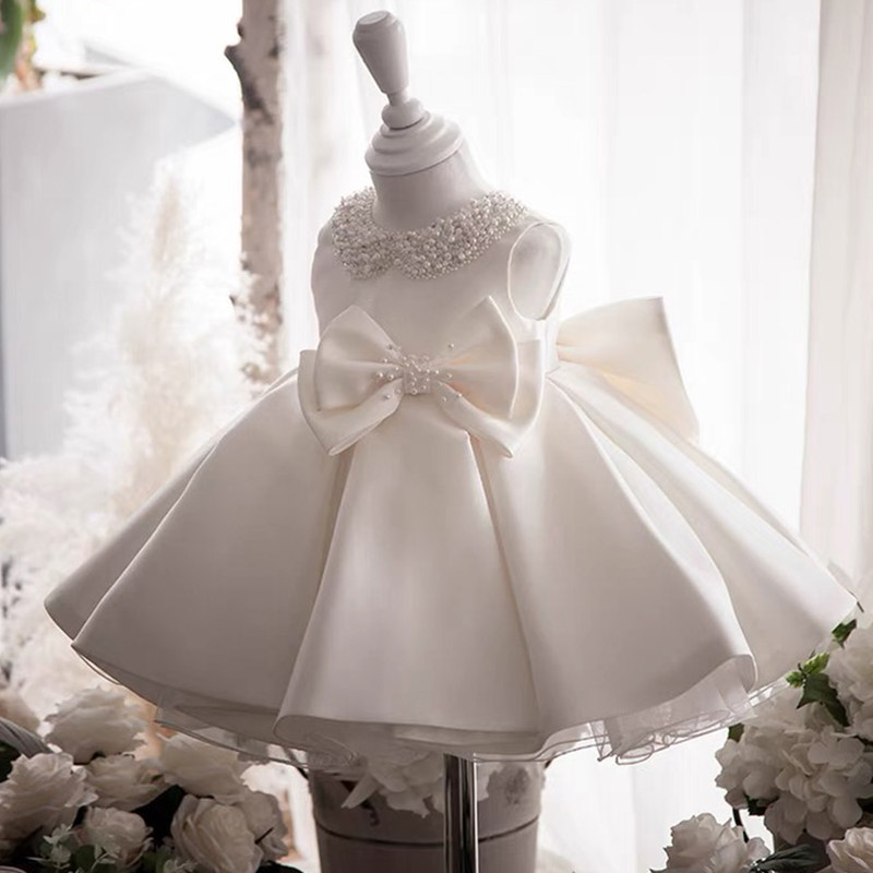 儿童礼服小女孩公主裙女童礼服裙白色婚纱花童演出女宝宝周岁生日,童装/婴儿装/亲子装,儿童礼服,淘宝优惠券,粉丝福利购,淘宝优惠卷