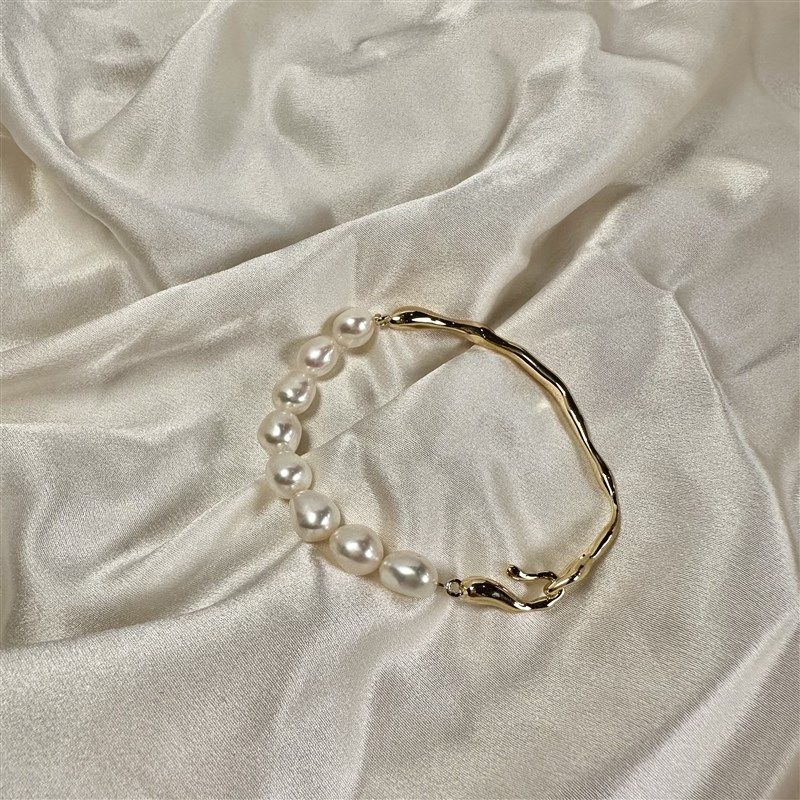 cc手作 气质不规则珍珠手链手镯手环法式温柔复古简约百搭配饰,饰品/流行首饰/时尚饰品新,手链,淘宝优惠券,粉丝福利购,淘宝优惠卷