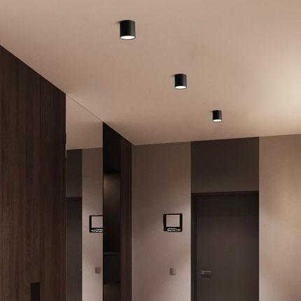 led明装筒灯吸顶射灯天花灯防眩光免开孔过道办公室商用工程筒灯