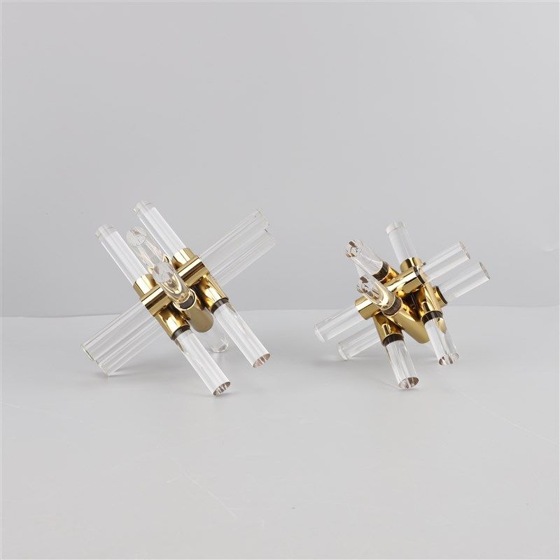 现代简约压克力金属交叉棒几何艺术摆件电K视柜玄关客厅桌面装饰,家居饰品,装饰摆件,淘宝优惠券,粉丝福利购,淘宝优惠卷