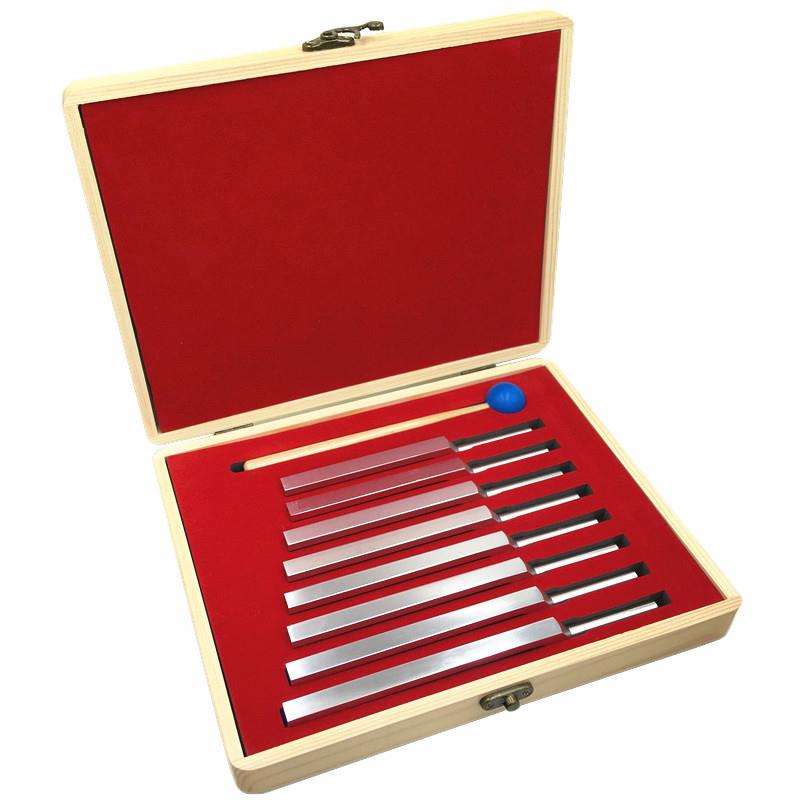 出口品质直销8只音叉组铝合金或钢制教学音叉256-512HZ