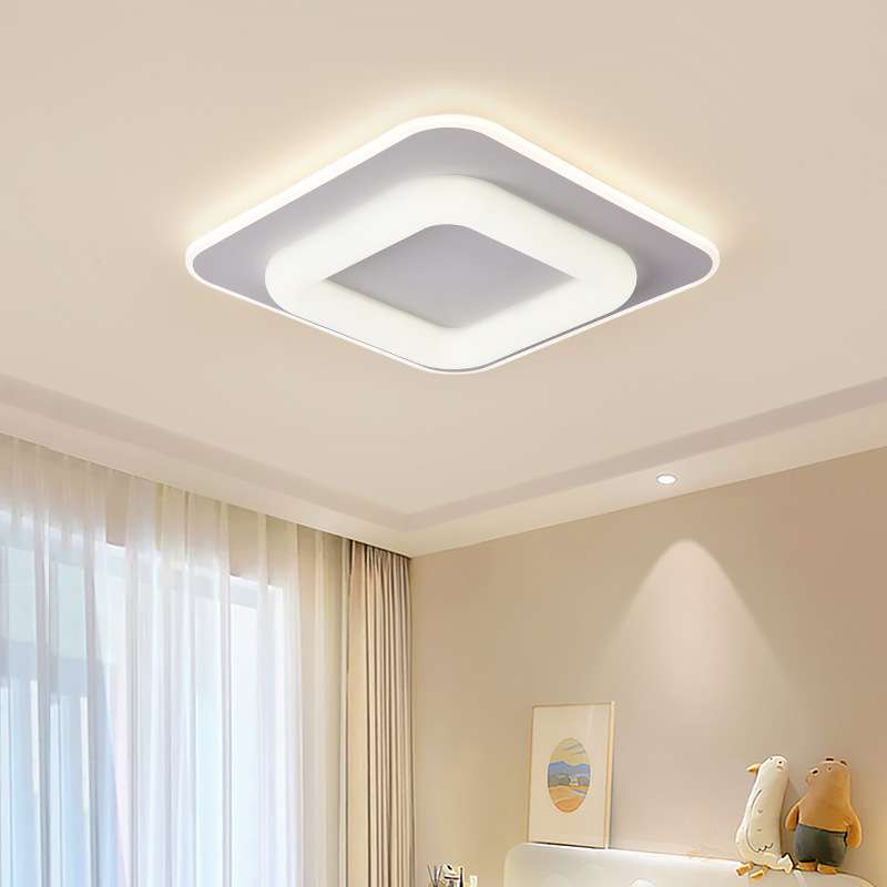 2023年新款奶油风主卧室吸顶灯简约现代房间书房吸顶灯