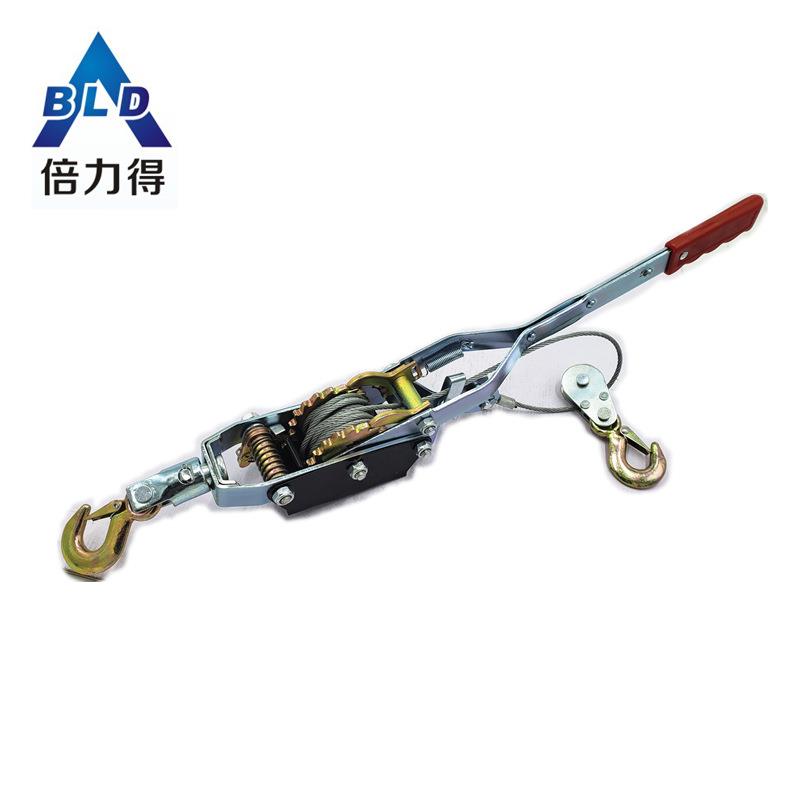 倍力得4T重型双齿轮双钩紧线器钢丝绳船用KH4000-B