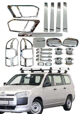 PROBOX2014-2019电镀套装ABS装饰件拉手油箱盖前灯罩